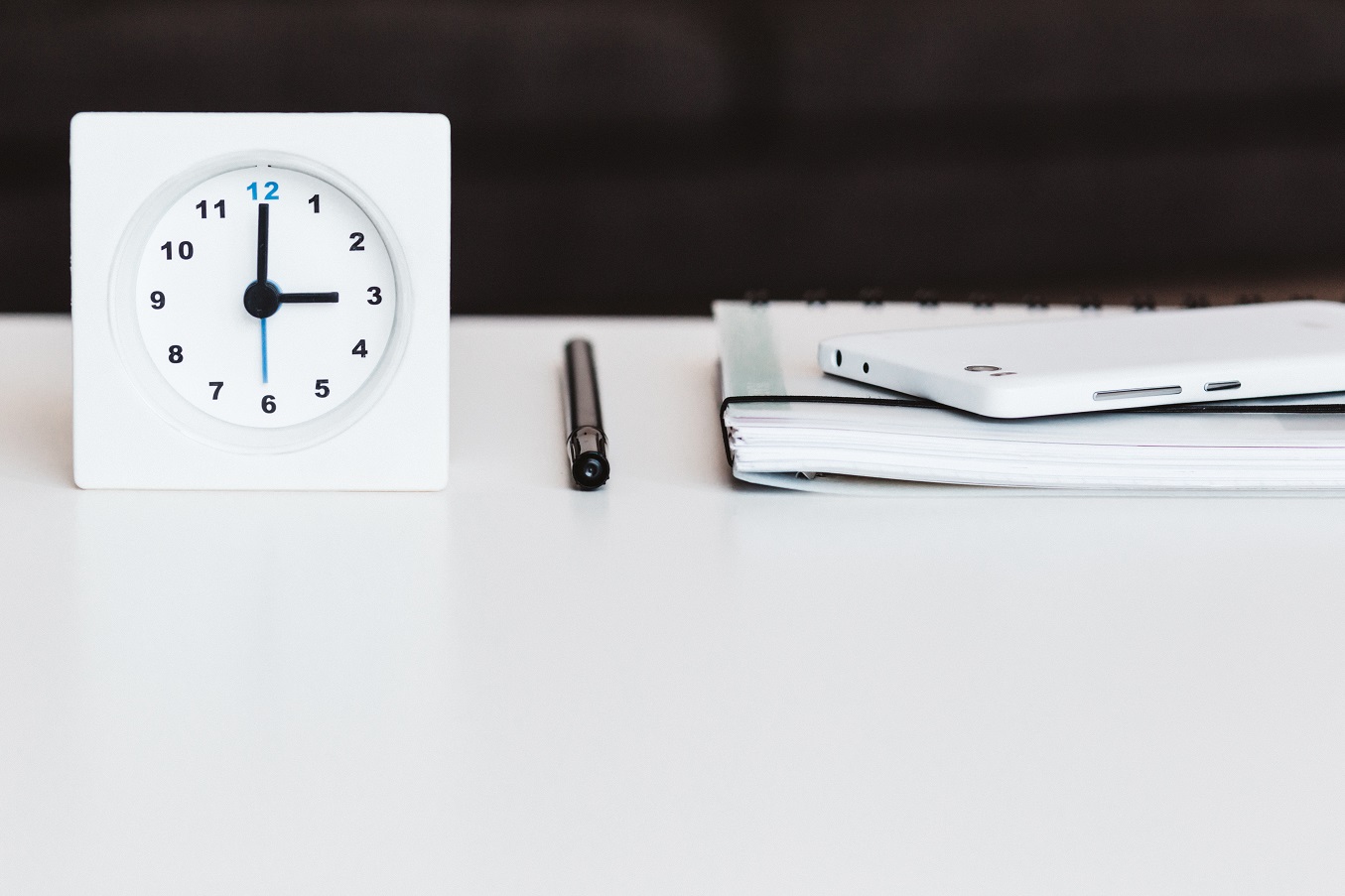Table Clock and Planner Photo