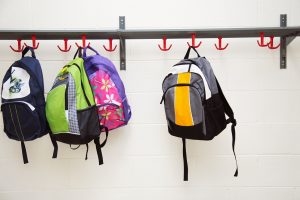 Backpacks Hanging