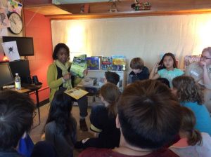 District Superintendent Bonnie Johnson-Aten Reads to SA Children