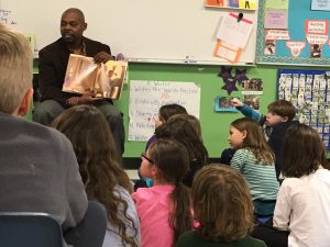 Superintendent Obeng Reads to First Graders