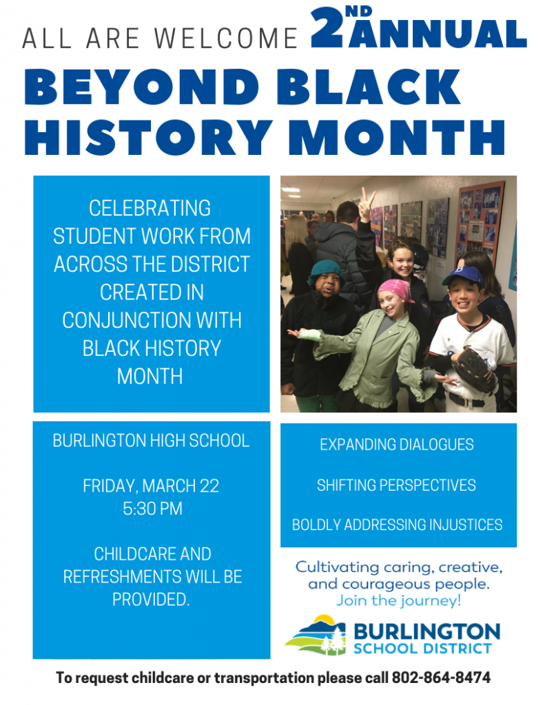 2nd Annual Beyond Black History Month, March 22