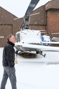 Scott with aircraft