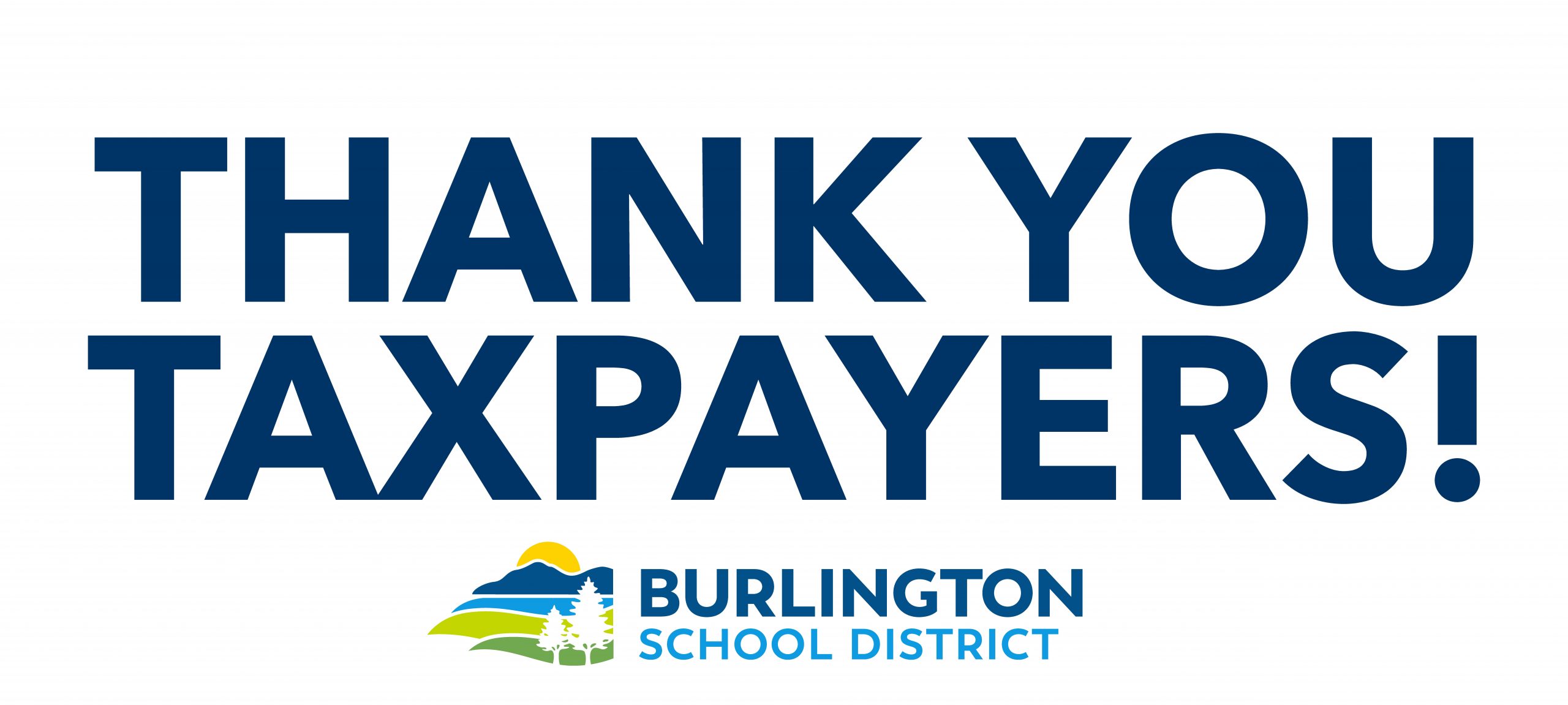 Thank You Taxpayers