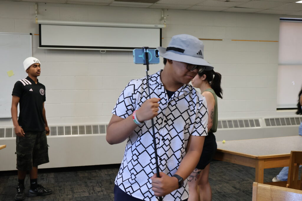 SRJA5 PSA Team and SRJA6 Student Videographer at Work