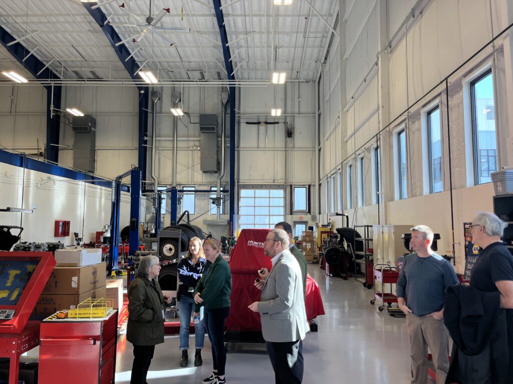 inside the automotive center