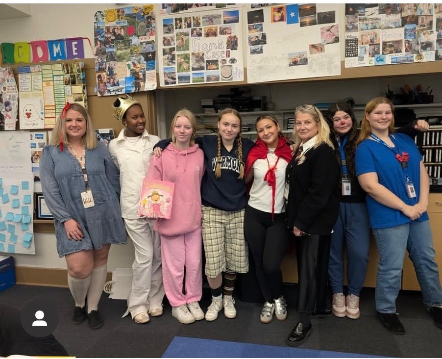Students dressed as book characters