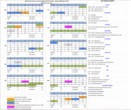 screenshot of 26-27 calendar screenshot of 26-27 calendar